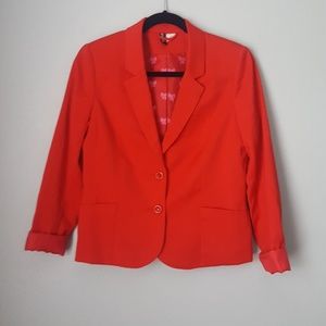 Red blazer